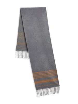 Saks Fifth Avenue | Gray & Camel | Cashmere Scarf