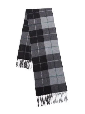 Saks Fifth Avenue | Gray Plaid | Cashmere Scarf