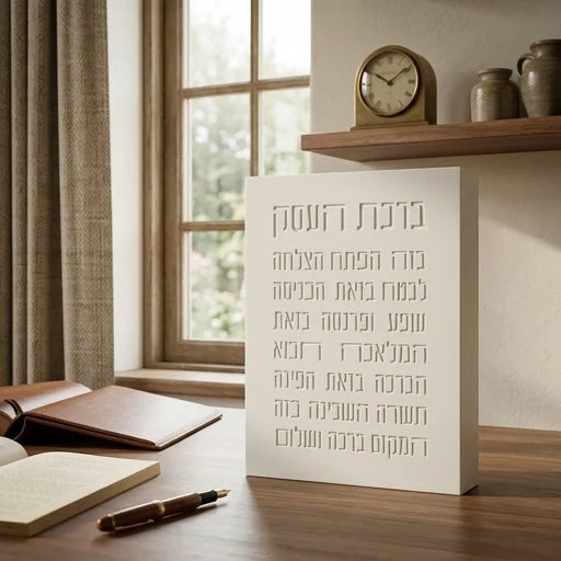Polyresin Block | ברכת העסק | Business Blessing