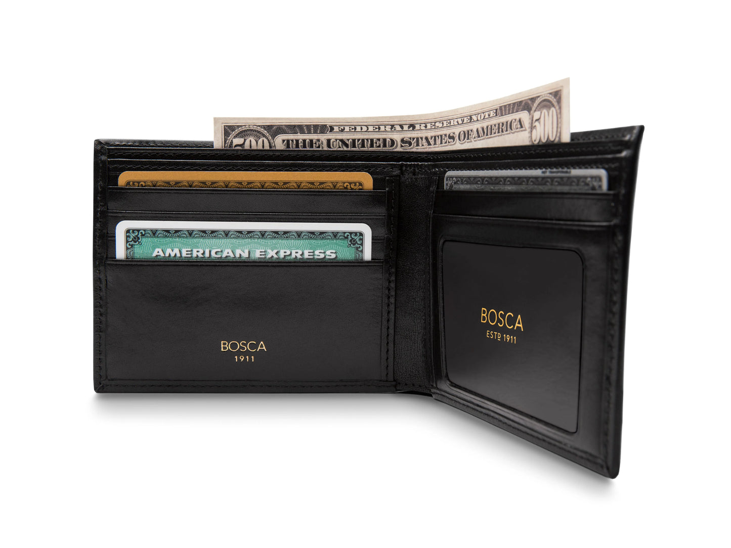 Bosca Leather Wallet | Executive | ID