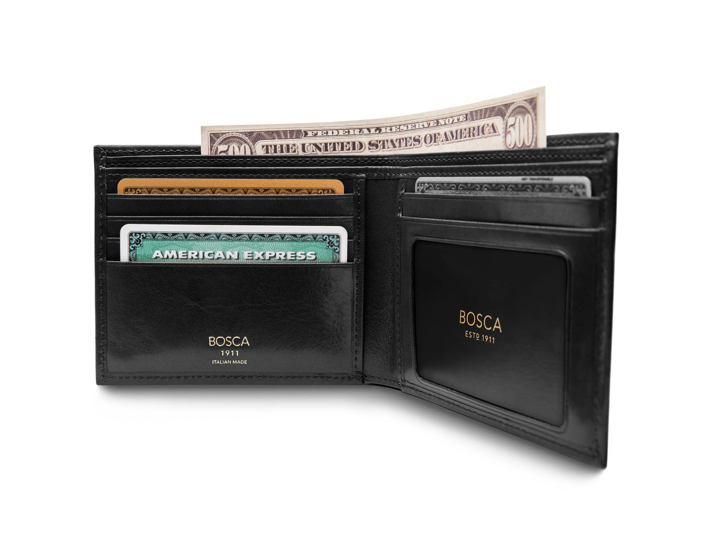 Bosca Wallet | Executive I.D. | Old Leather Italia Premium