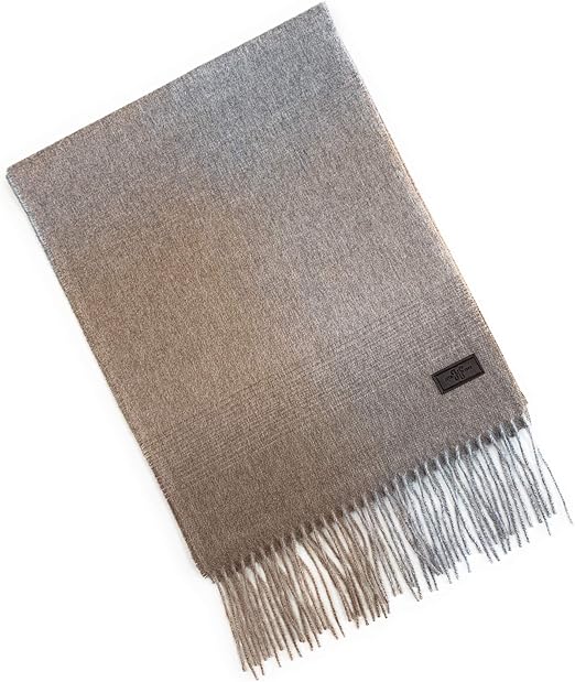 Hickey Freeman | Beige Ombre | Cashmere Scarf