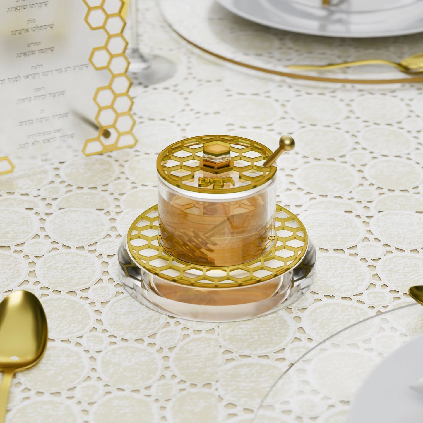 Honey Dish - Honeycomb v.2
