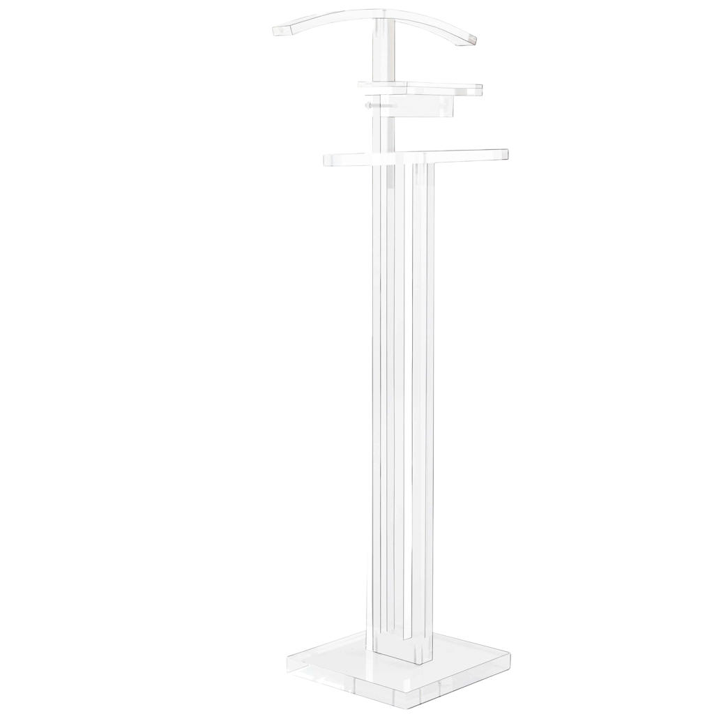 Tall Lucite Valet Stand
