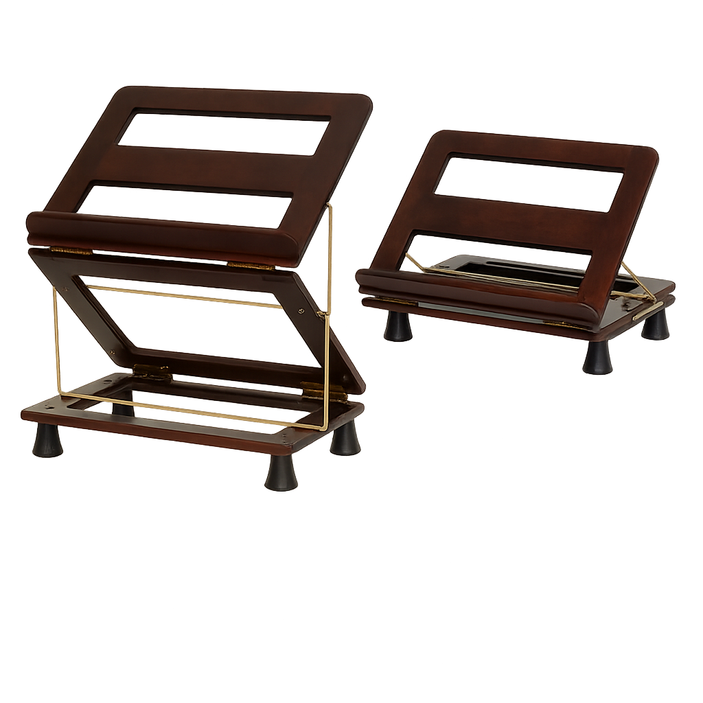 Sit & Stand Shtender – Mahogany