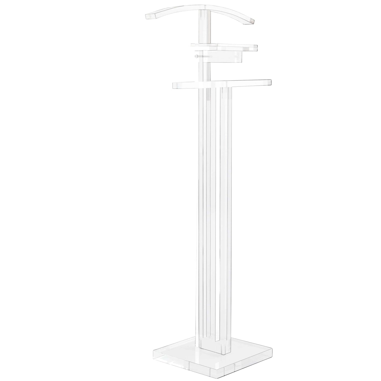 TALL LUCITE VALET STAND