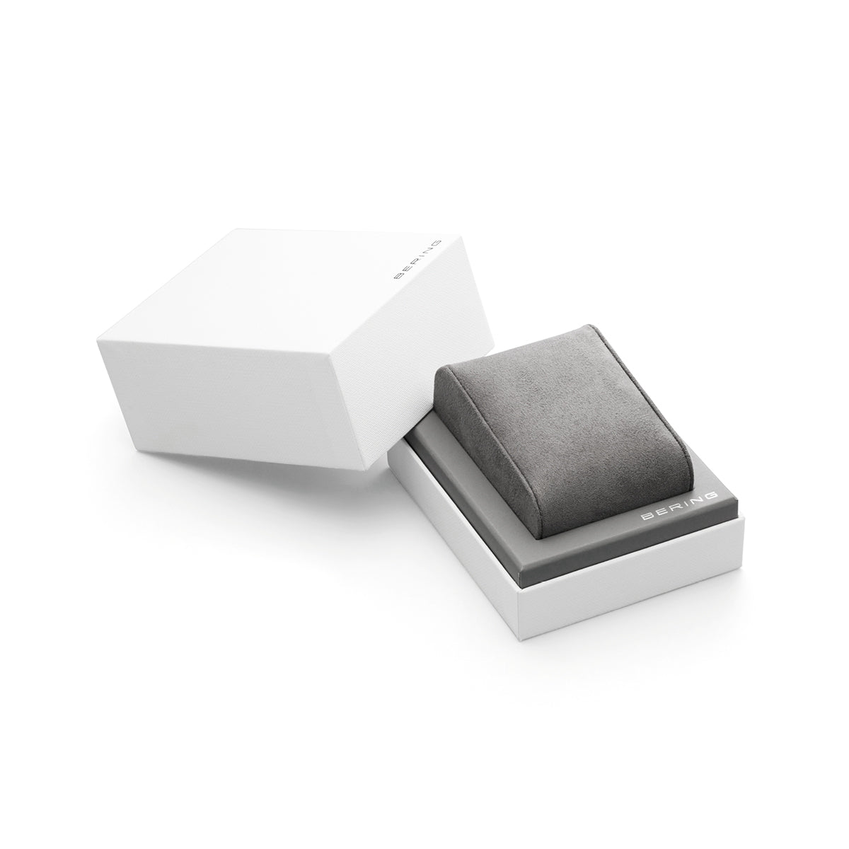 Bering Watch | Titanium | Silver Rim Black Dial