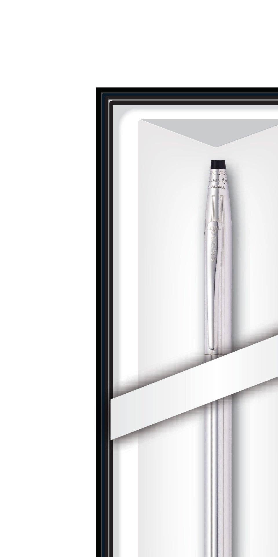 Classic Century Chrome Pen and Black Journal Set | Cross