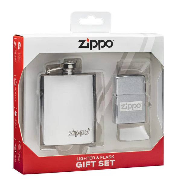 Zippo Flask & Lighter Set
