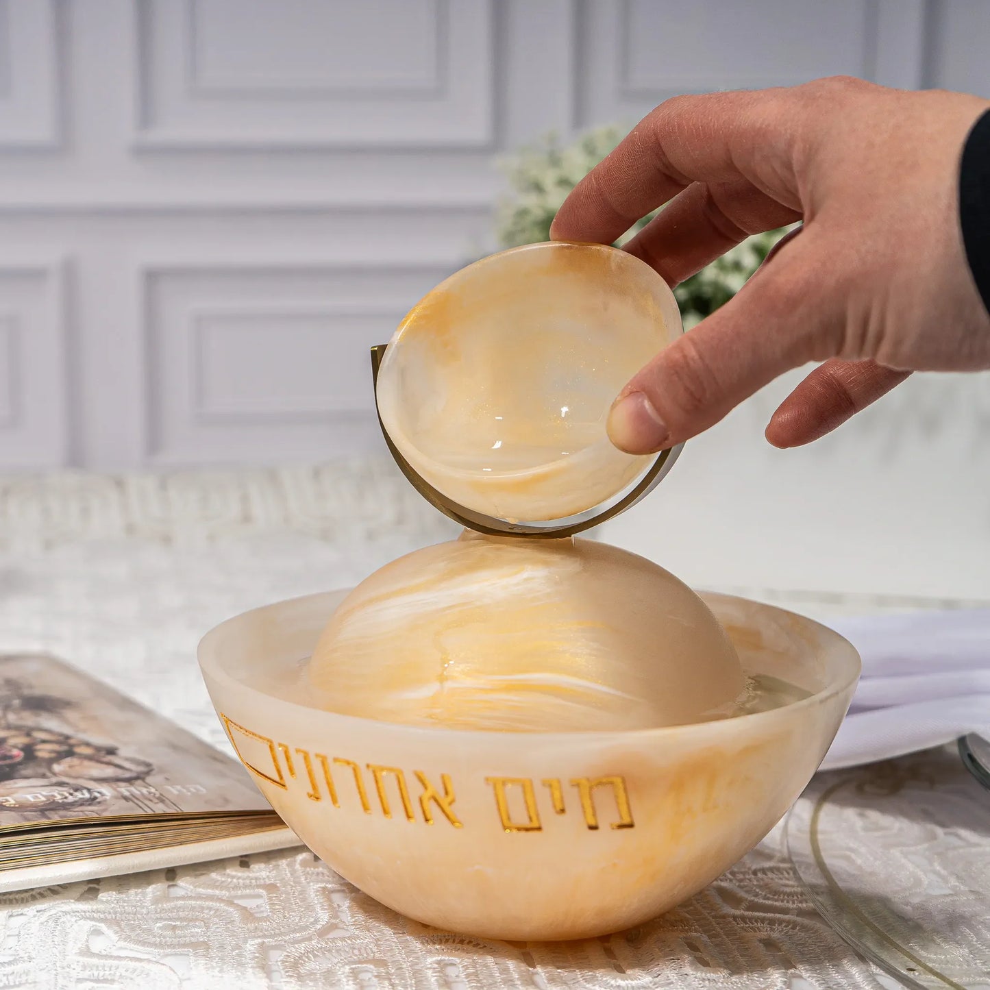 Rotating Resin Mayim Achronim