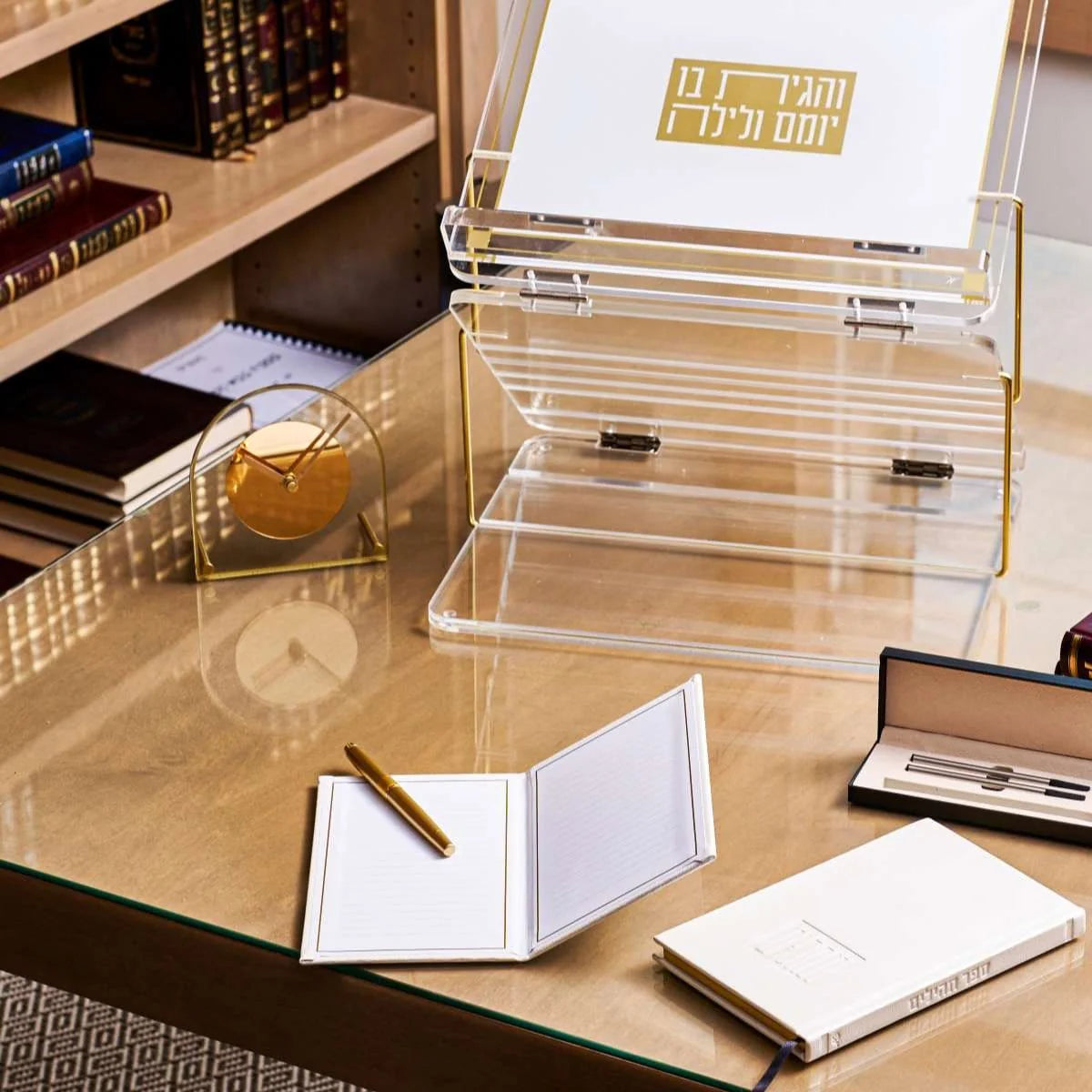 Lucite Basic Desk Clock