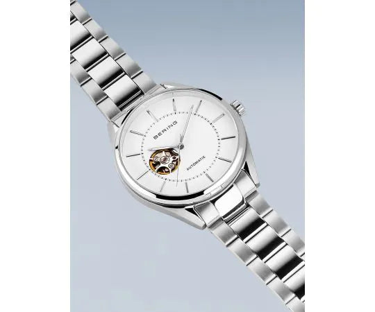 Bering Watch | Automatic | Silver White Open Back