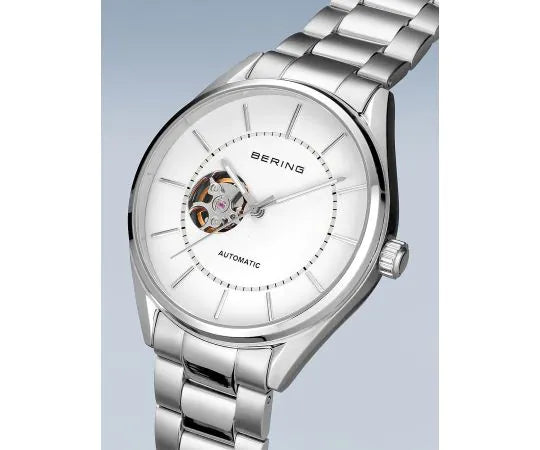 Bering Watch | Automatic | Silver White Open Back