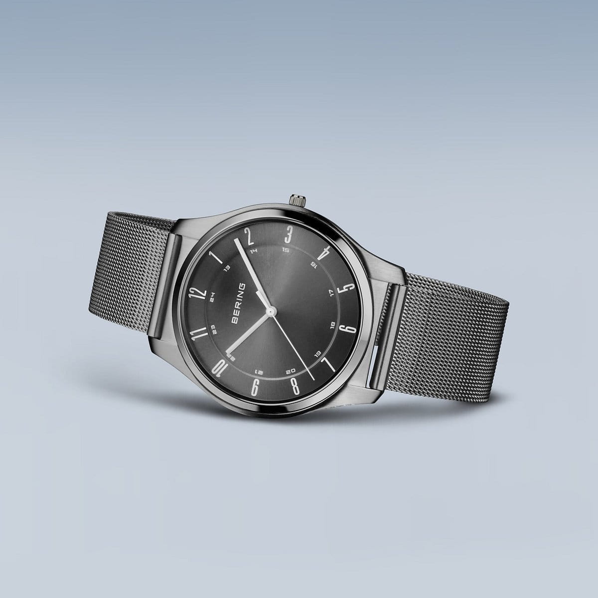 Bering Watch | Ultra Slim | Brushed Grey Sunray