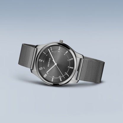 Bering Watch | Ultra Slim | Brushed Grey Sunray