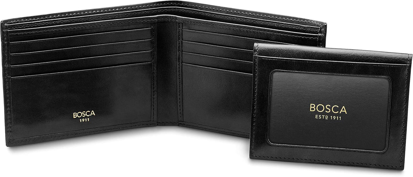 Bosca Wallet | Credit Wallet w/ I.D. Passcase | Old Leather Style