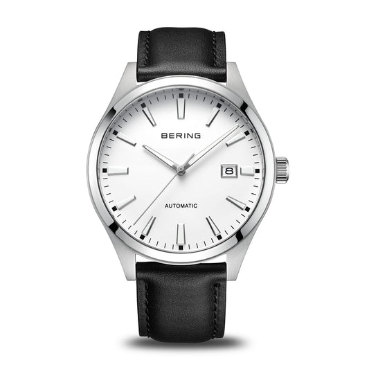 Bering Watch | Automatic | Silver White Leather