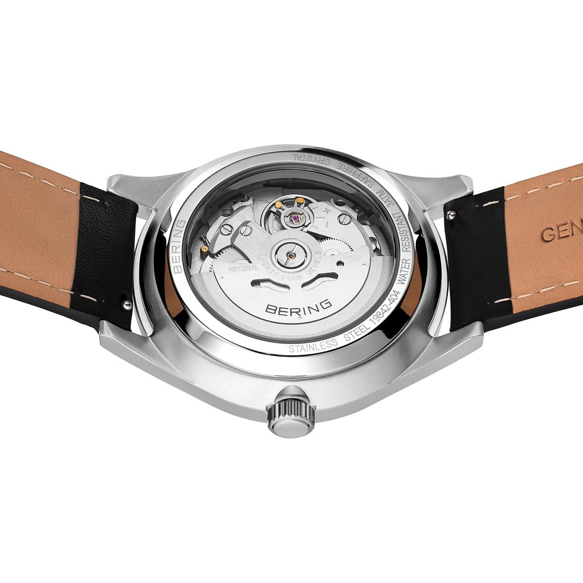 Bering Watch | Automatic | Silver White Leather