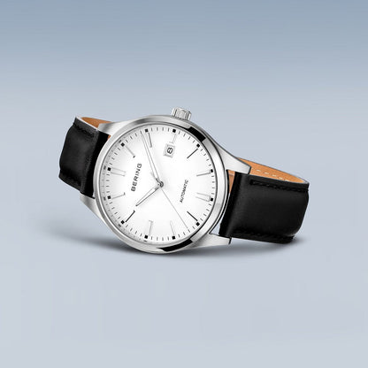 Bering Watch | Automatic | Silver White Leather