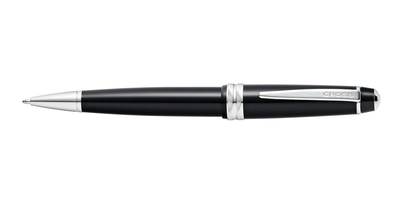 Bailey Light Glossy Black Resin Ballpoint Pen | Cross