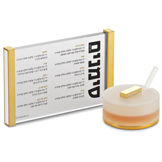 Acrylic Simanim & Honey Set – Horizontal