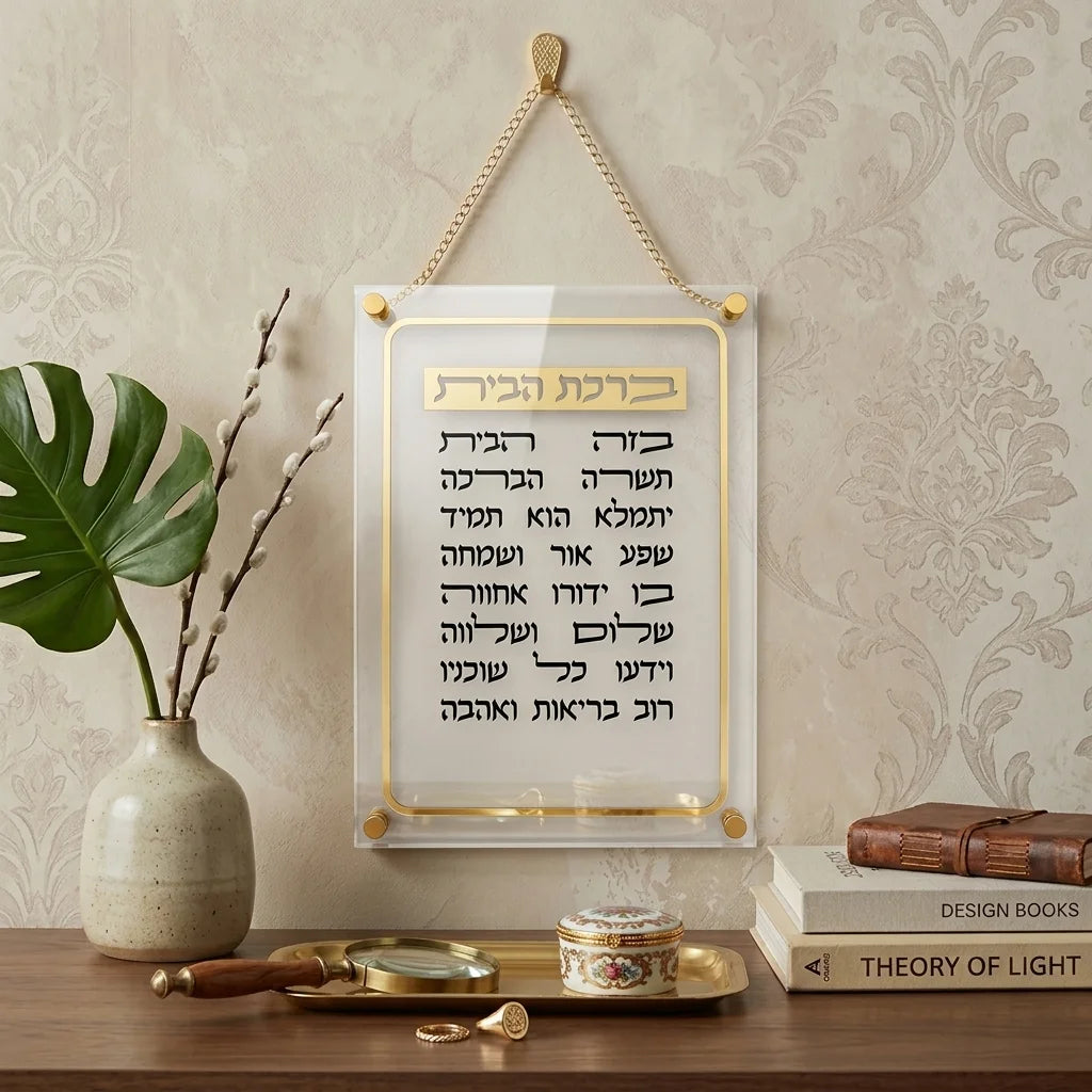 Lucite | ברכת הבית | Home Blessing
