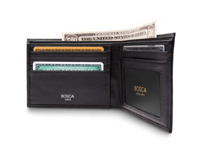 Bosca Wallet | Executive I.D. | Nappa Vitello Leather