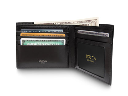 Bosca Leather Wallet | Executive | ID