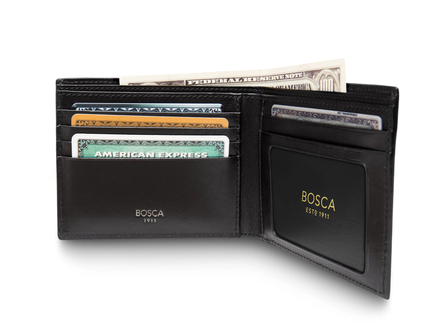 Bosca Wallet | Executive I.D. | Dolce Leather