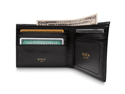 Bosca Leather Wallet | Executive | ID