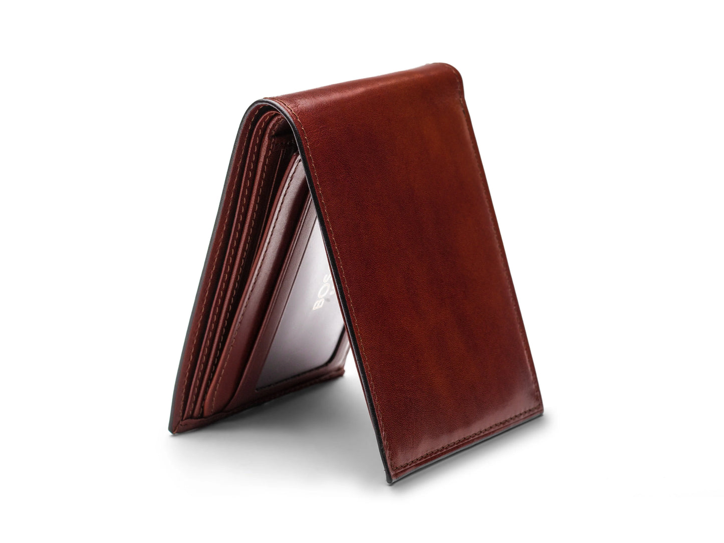 Bosca Bifold Wallet | Card / I.D. Flap | Old Leather Style