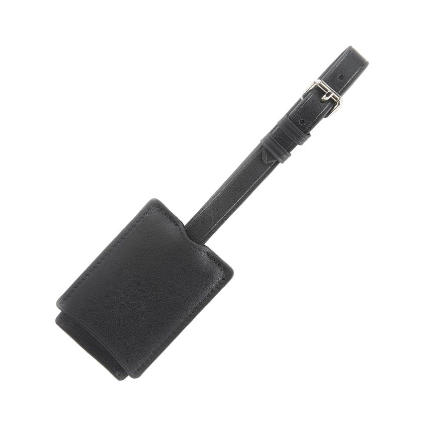 Retractable Luggage Tag – Full Grain Leather