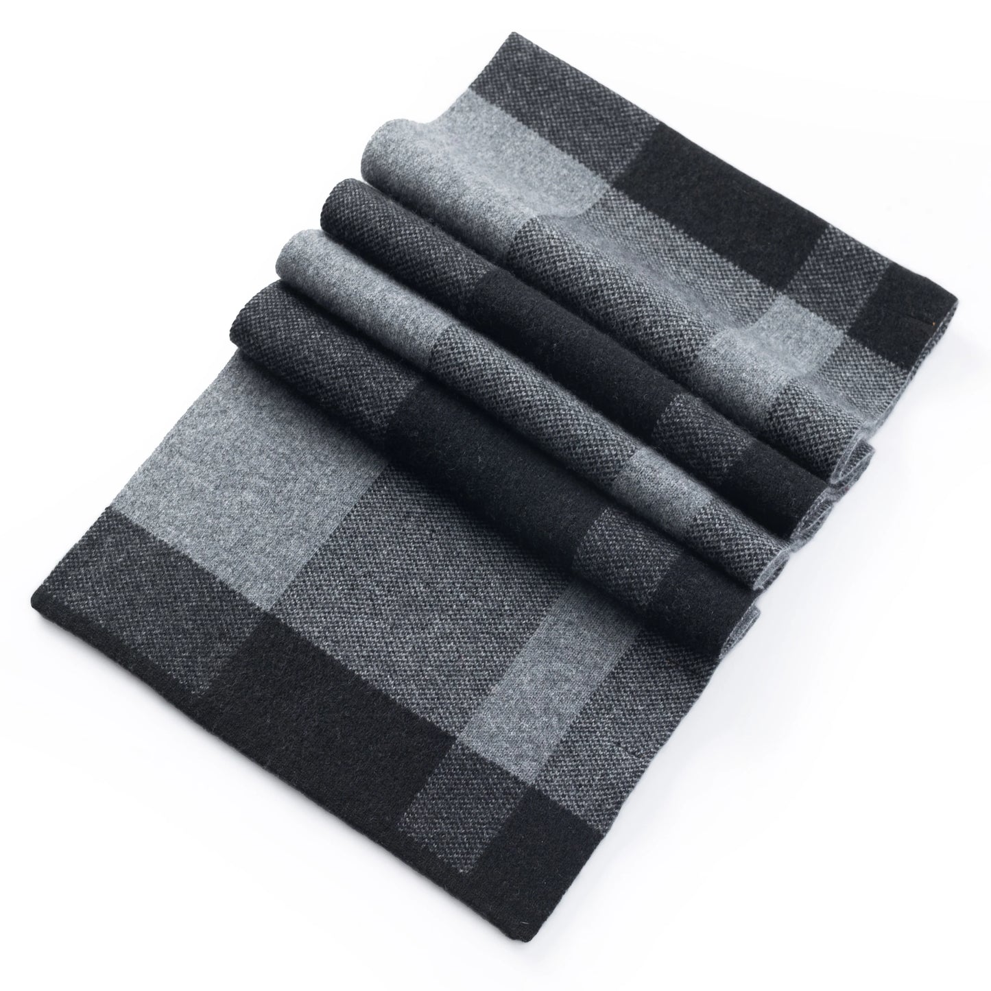 Ilmio Cashmere Knit Scarf | Shadow Plaid