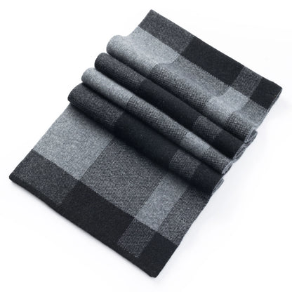 Ilmio Cashmere Knit Scarf | Shadow Plaid