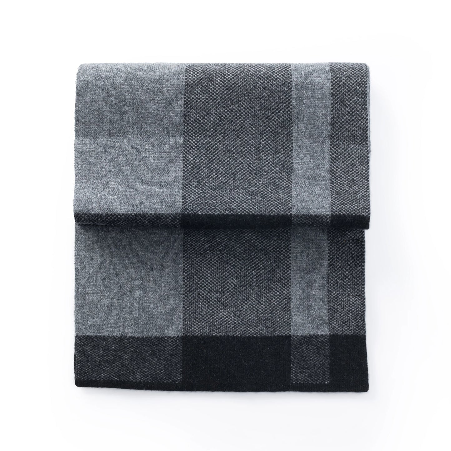 Ilmio Cashmere Knit Scarf | Shadow Plaid