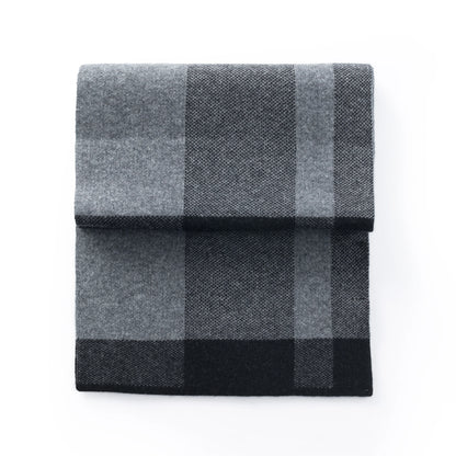 Ilmio Cashmere Knit Scarf | Shadow Plaid