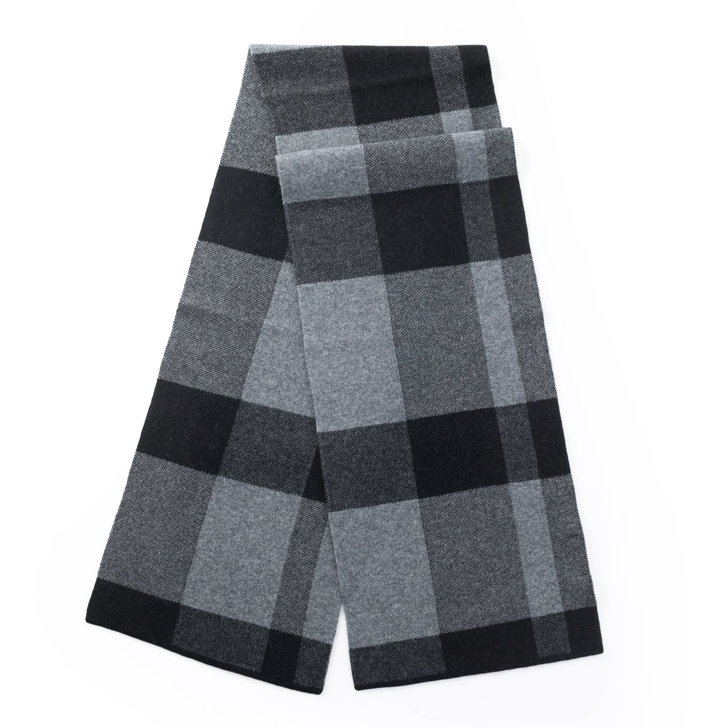 Ilmio Cashmere Knit Scarf | Shadow Plaid