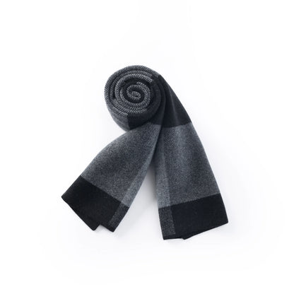 Ilmio Cashmere Knit Scarf | Shadow Plaid