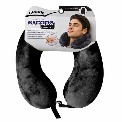 Cloudz Escape Premium Memory Foam Travel Neck Pillow