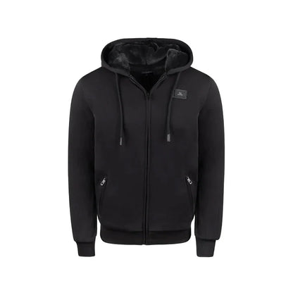 Men’s Dulce Black Hoodie | Full Black Fur | T.O. Collection