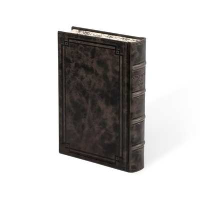 Haggadah Kol Boi | Antique Leather Gray | הגדה כל בו