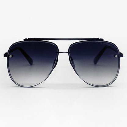 Luna - Tangle Free - Faded Black Aviator Sunglasses