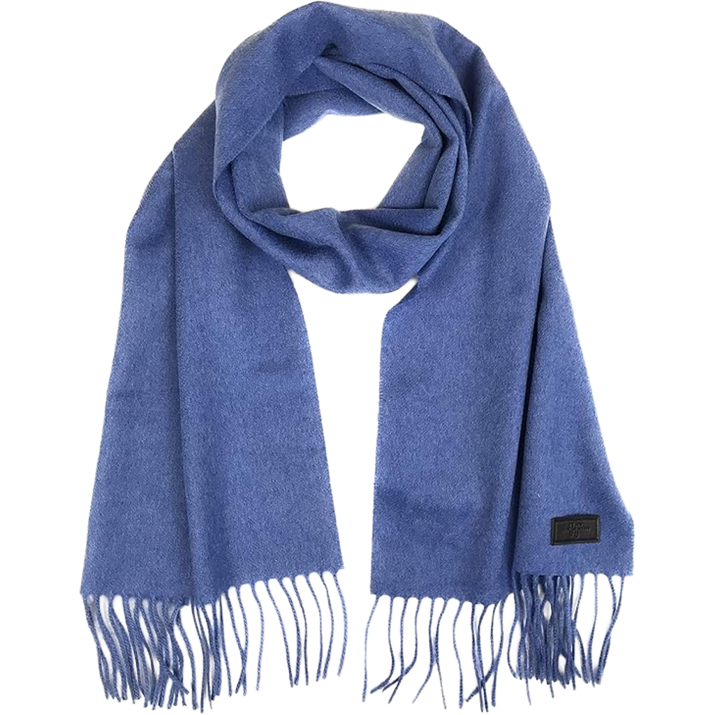 Hickey Freeman | Solid Denim | Cashmere Scarf