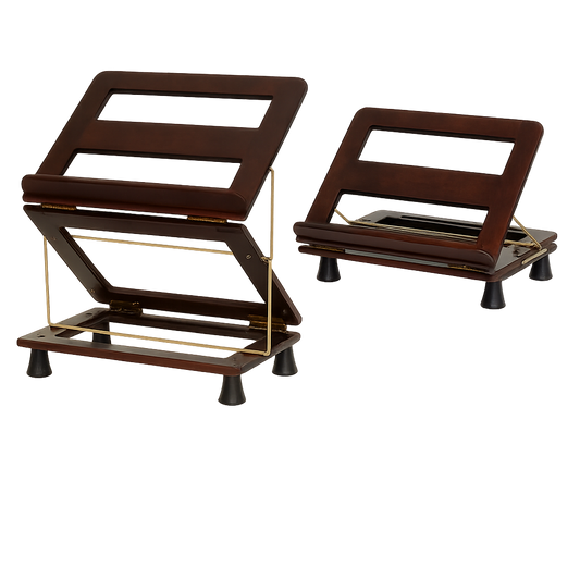 Sit & Stand Shtender – Mahogany