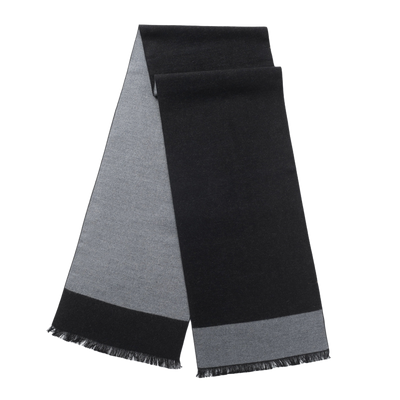Ilmio Brushed Silk Scarf | Obsidian Block
