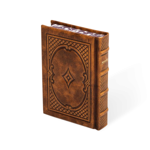 Antique Leather Tan Brown  Slichos 5" x 7" — סליחות