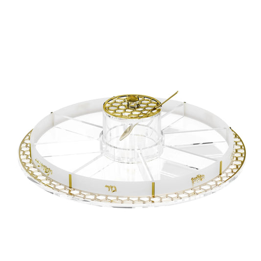 Simanim Tray – Swivel Honeycomb