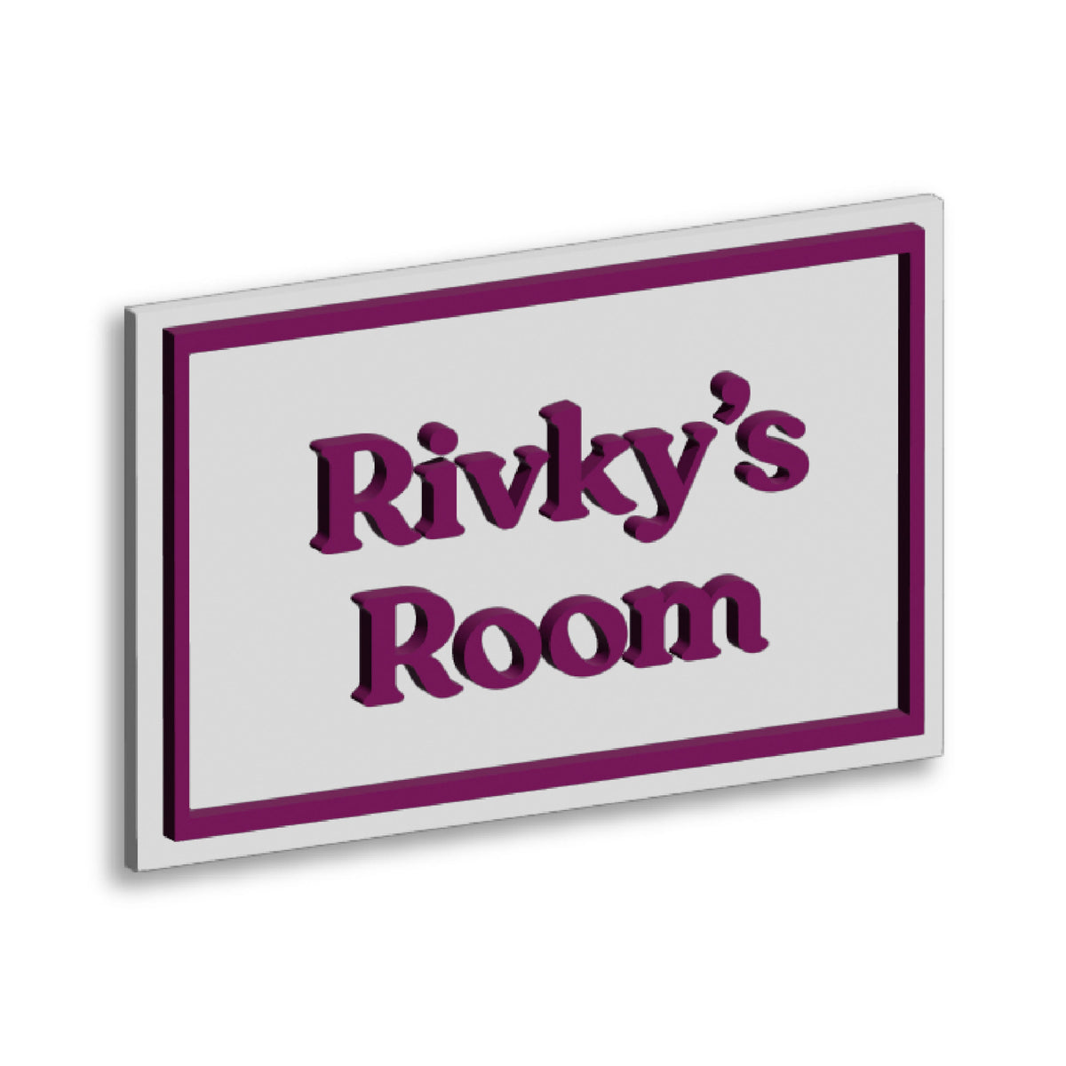 Classic Kids Bedroom Plaque