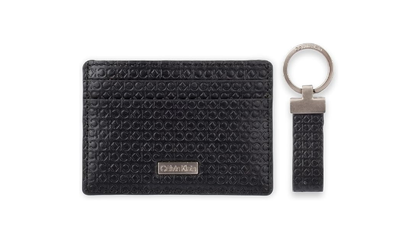 Calvin Klein Card Case & Key Fob Gift Set