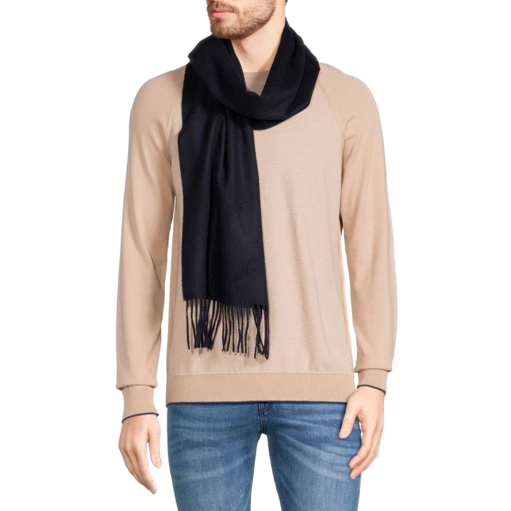 Saks Fifth Avenue | Solid Navy | Cashmere Scarf